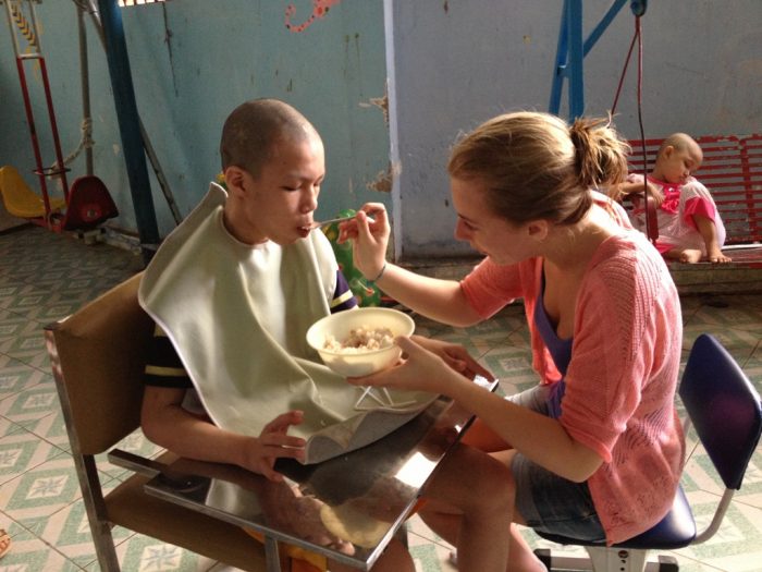 Disabled care in Vietnam with Volunteering solutions